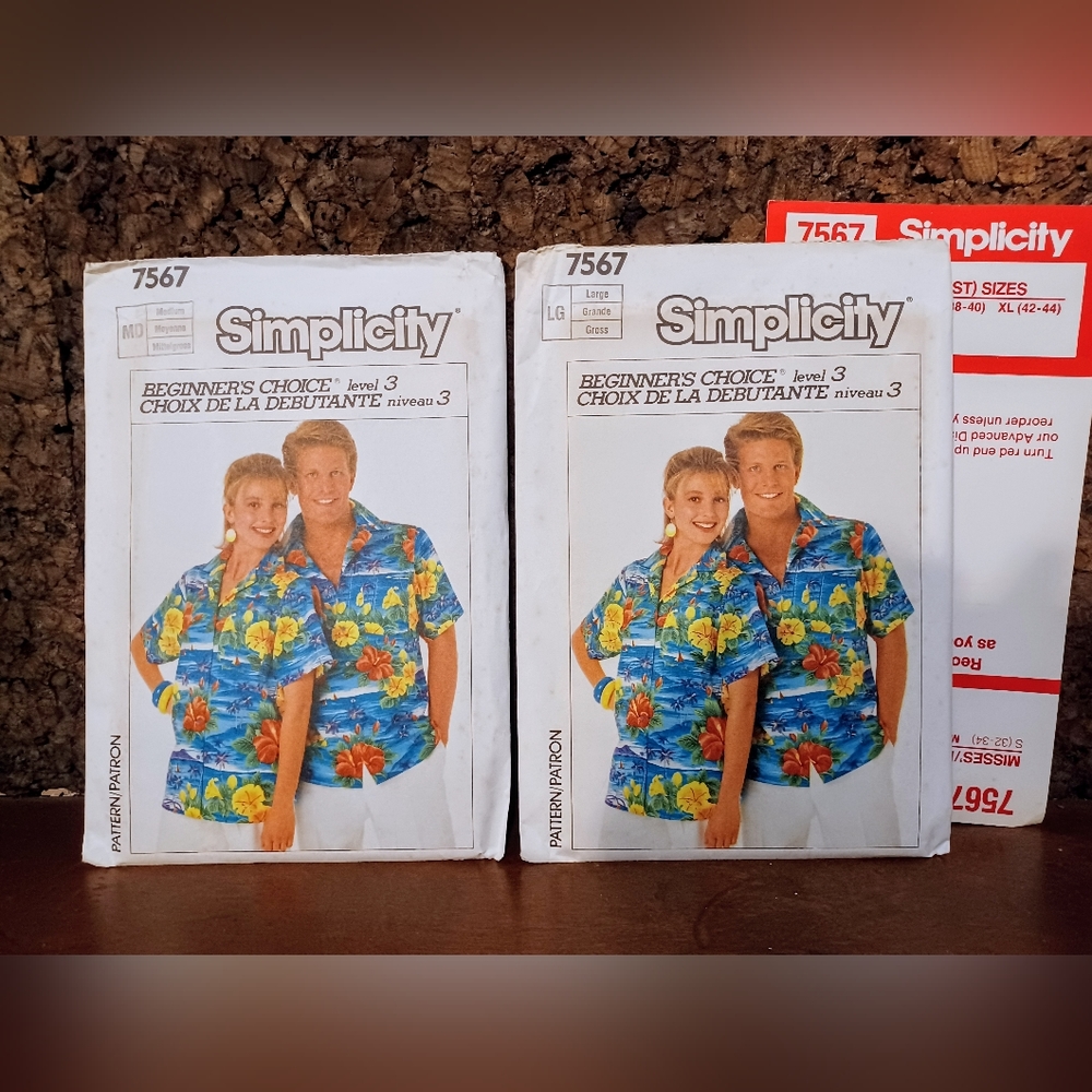 Vintage Simplicity #7567 Sewing Patterns/ Uncut/ NOS
